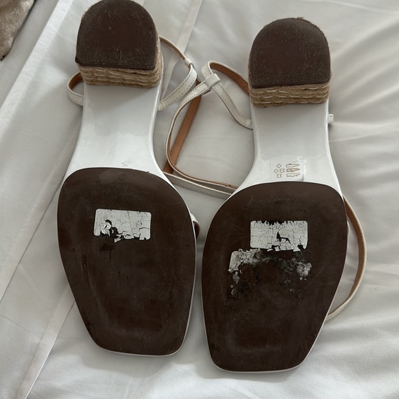 Schutz Narah Mid sandal in white - Picture 4 of 7